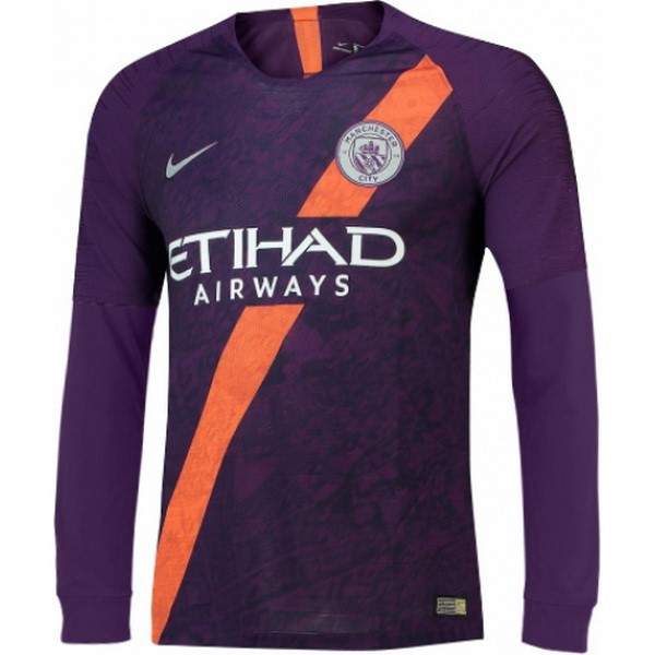 Camiseta Manchester City 3ª ML 2018/19 Purpura